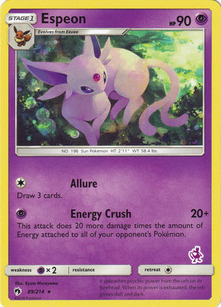 Espeon - 89/214 (Mewtwo Stamped)