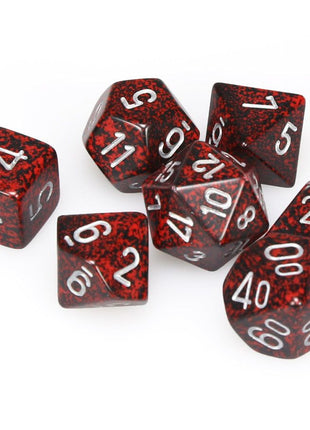 Chessex 7 - Speckled Silver Volcano
