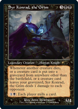 Syr Konrad, the Grim (Retro Frame)