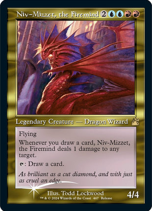 Niv-Mizzet, the Firemind (Retro Frame)