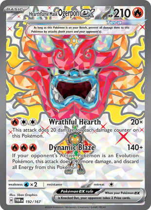 Hearthflame Mask Ogerpon ex - 192/167