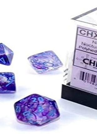 Chessex 7 - Nocturnal with Blue