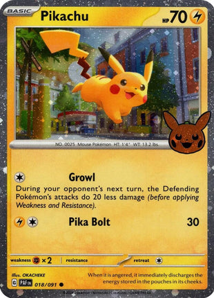 Pikachu - 018/091 (Cosmos Holo)