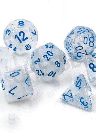Chessex 7 - Borealis Icicle-Light Blue