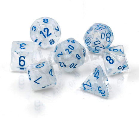 Chessex 7 - Borealis Icicle-Light Blue