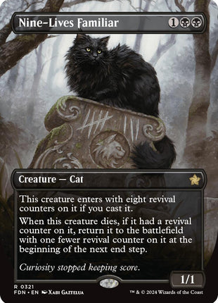Nine-Lives Familiar (Borderless)
