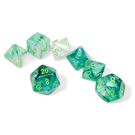 Chessex 7 - Borealis Luminary Kelp/light green