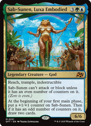 Sab-Sunen, Luxa Embodied