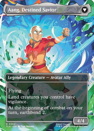 Aang, at the Crossroads (Borderless) (Back)