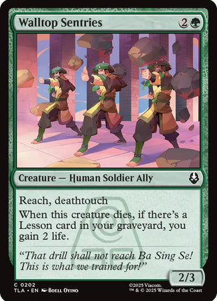 Walltop Sentries