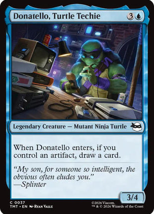 Donatello, Turtle Techie