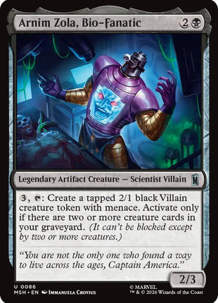 Arnim Zola, Bio-Fanatic