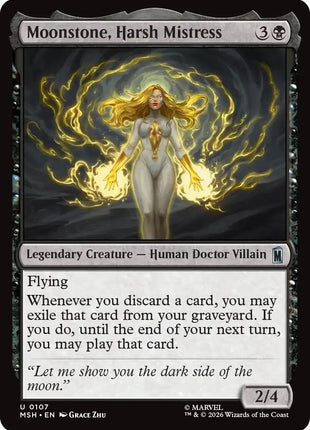 Moonstone, Harsh Mistress