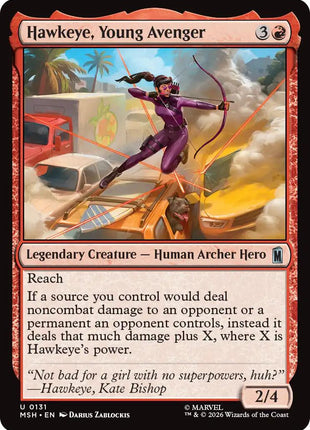 Hawkeye, Young Avenger