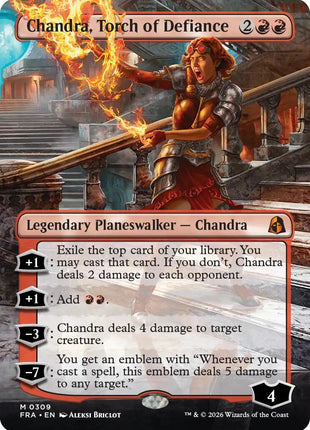 Chandra, Torch of Defiance (Borderless)