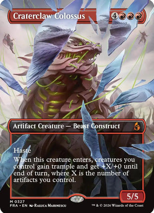 Craterclaw Colossus (Borderless) (0327)