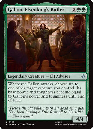 Galion, Elvenking's Butler