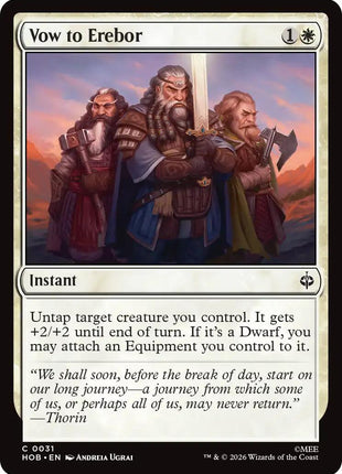 Vow to Erebor