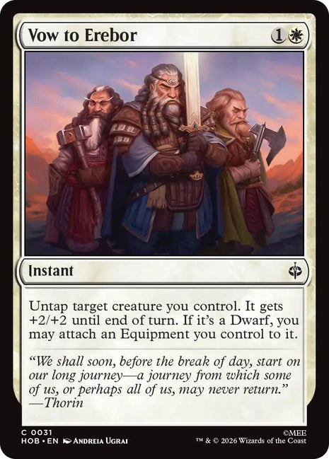 Vow to Erebor