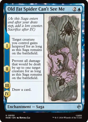 Old Fat Spider Can't See Me