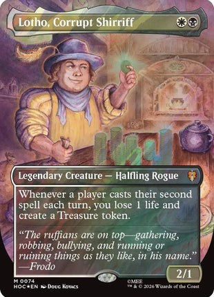 Lotho, Corrupt Shirriff (Borderless) (Surge Foil)