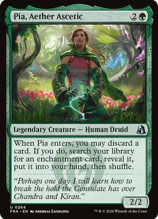 Pia, Aether Ascetic