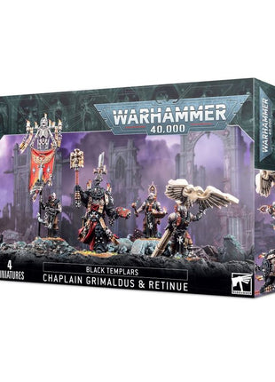 Warhammer 40K Black Templars Chaplain Grimaldus and Retinue