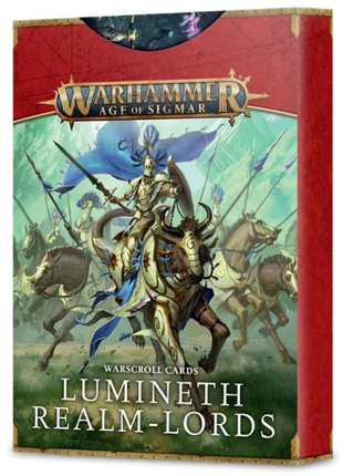 Warhammer Age of SIgmar Warscroll Cards: Lumineth Realm-Lords