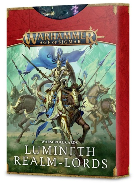 Warhammer Age of SIgmar Warscroll Cards: Lumineth Realm-Lords