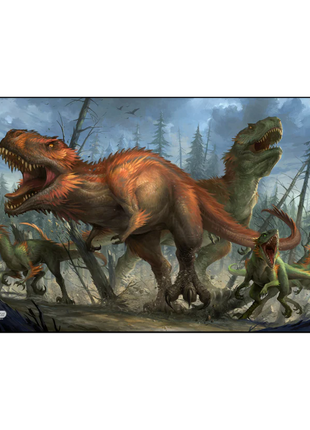 GameHead Mat: Stampede of Dinosaurs