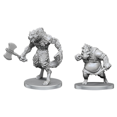 Pathfinder Miniature: Werewolf & Wereboar