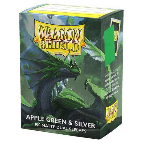 Dragon Shield - Dual: Apple Green & Silver