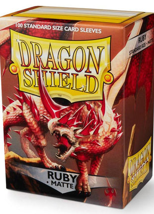 Dragon Shield Sleeves - Ruby