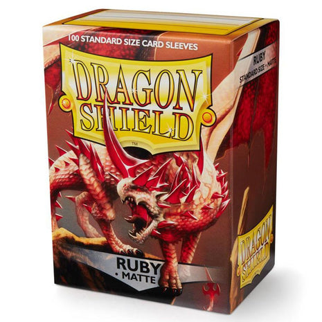 Dragon Shield Sleeves - Ruby