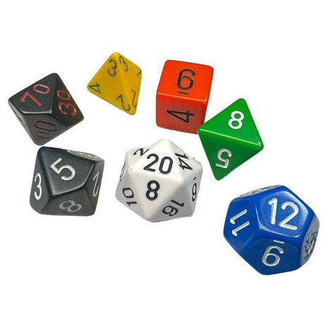 Chessex 7 - Opaque Nostalgia GM & Beginner Player
