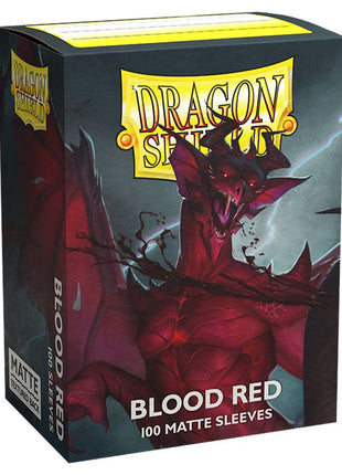 Dragon Shield Sleeves - Blood Red