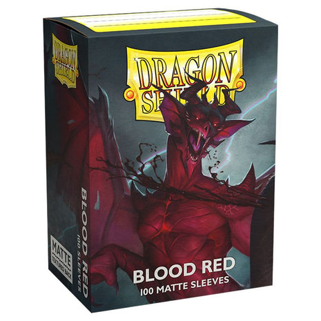 Dragon Shield Sleeves - Blood Red