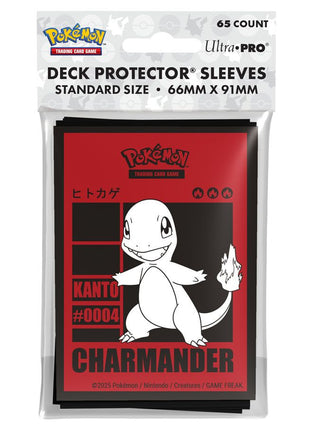 Pokemon Card Sleeves: Charmander 65 Count