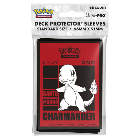 Pokemon Card Sleeves: Charmander 65 Count