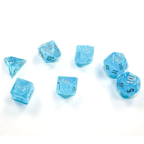 Chessex 7 Mini: Sky with Silver