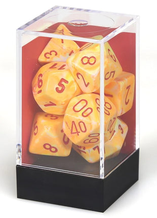 Chessex 7: Sunburst Red