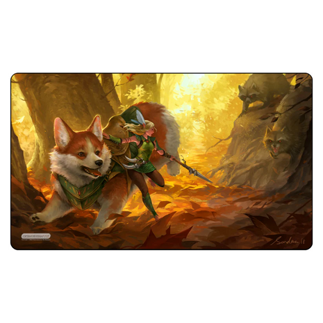 GameHead Mat: Corgi & Elf