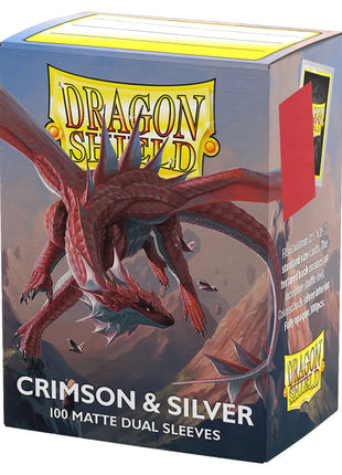 Dragon Shield - Dual: Crimson & Silver