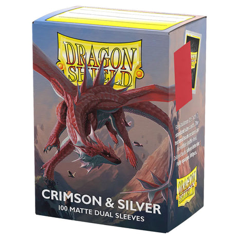 Dragon Shield - Dual: Crimson & Silver
