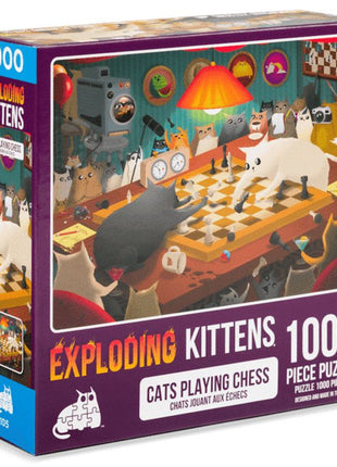 Puzzle: Cats Playing Chess 1000 Piece