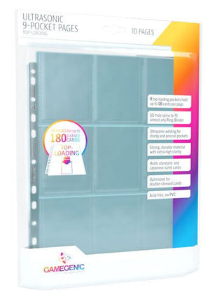 Gamegenic 9-Pocket Pages: Toploading