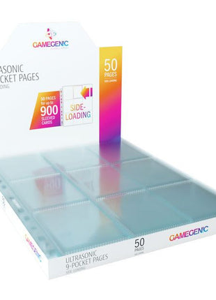 GameGenic 9-Pocket Pages: Sideloading Clear (50)