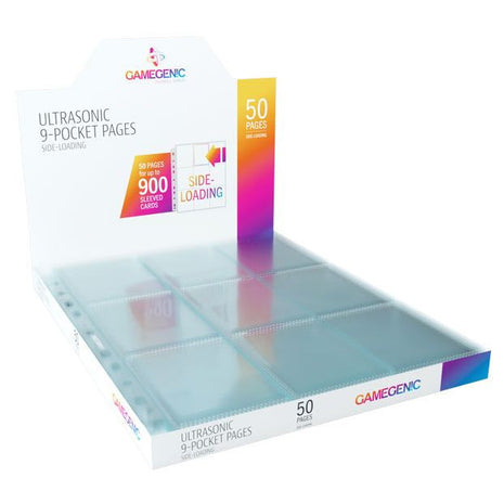 GameGenic 9-Pocket Pages: Sideloading Clear (50)