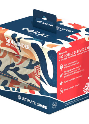 Sidewinder 100+ Deck Box - Coral Places: Mellow Sea