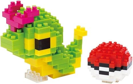 Pokemon Nanoblock: Caterpie & Pokeball
